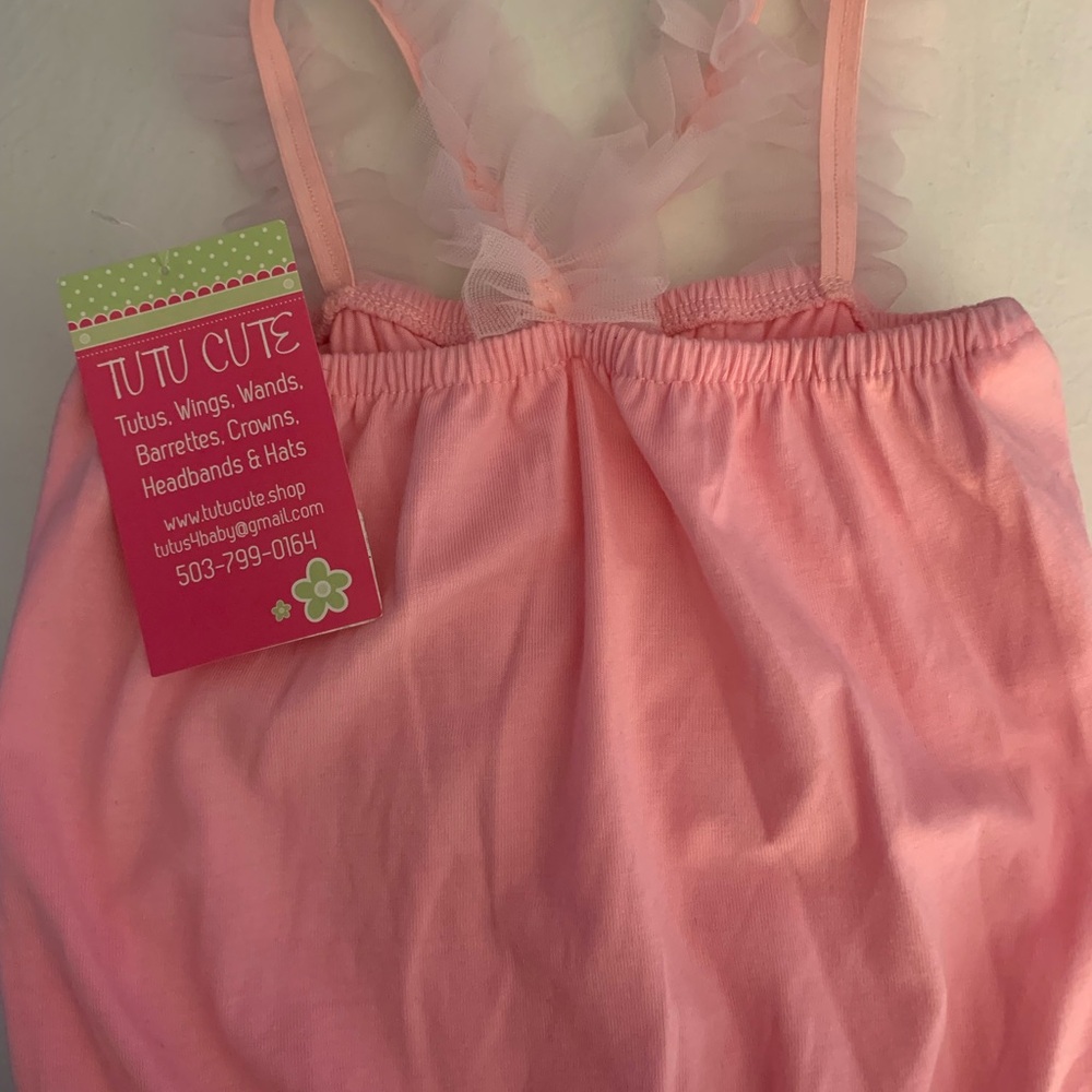 Pink Ruffled Kids Dress - Picture 3 of 5